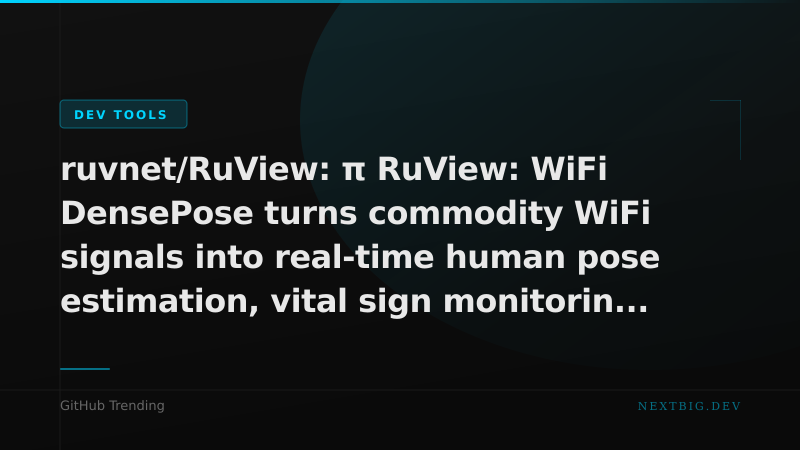 WiFi-Based Pose Estimation Goes Open Source — No Cameras Required