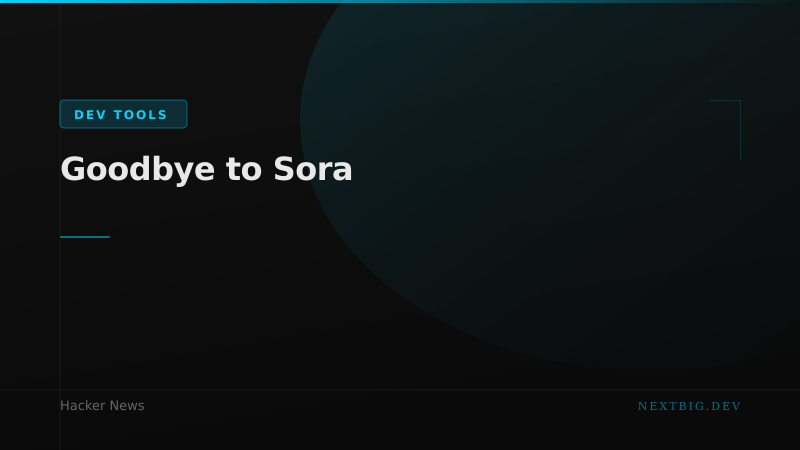 Sora Is Dead. OpenAI's Video Generator Shuts Down.