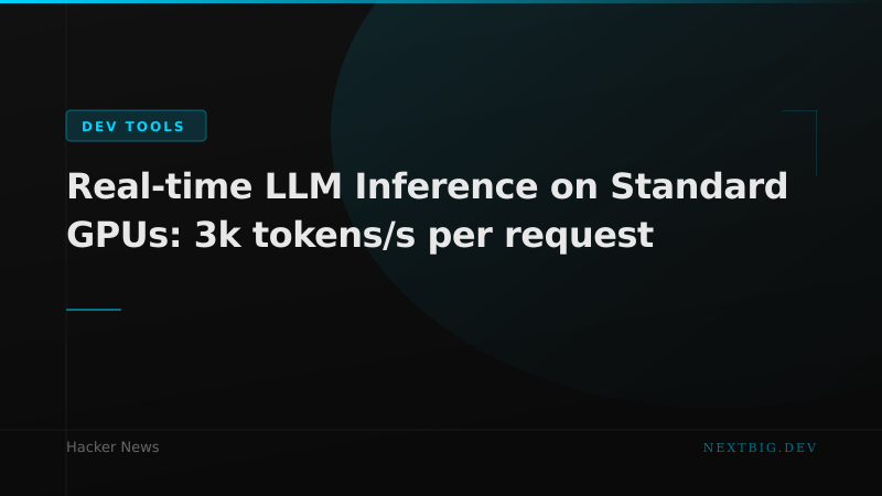 3,000 tokens/s on standard GPUs: Self-hosted LLM inference just got real