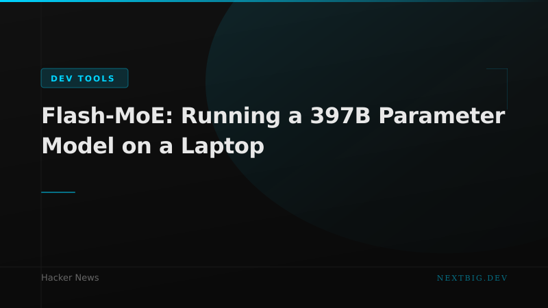 Flash-MoE Runs a 397B Parameter Model on a Laptop — Edge AI Just Got Real
