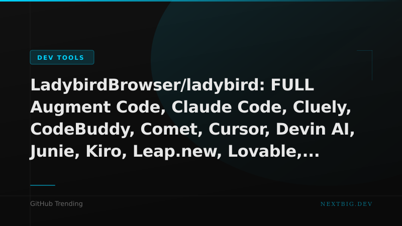 Every Major AI Coding Tool's System Prompt Just Leaked — All of Them