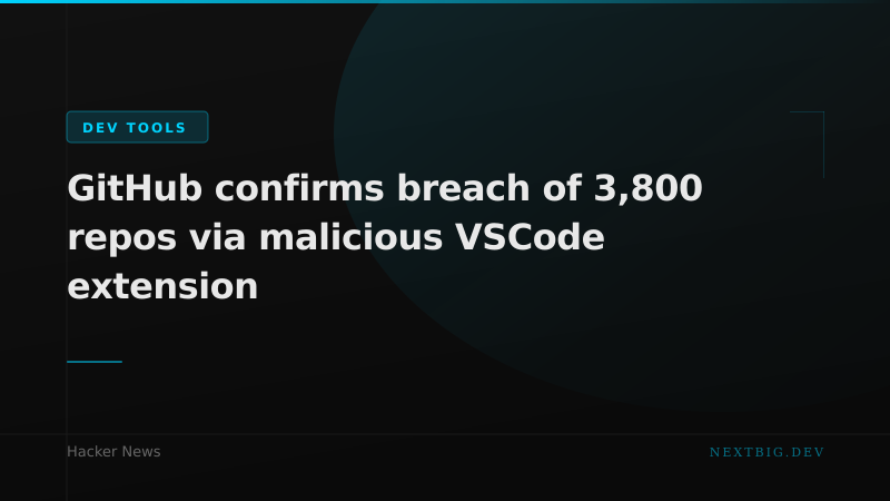 3,800 GitHub Repos Breached via Malicious VSCode Extension — Audit Your Extensions Now