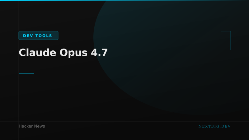 Claude Opus 4.7 drops — Anthropic's biggest model leap in a year